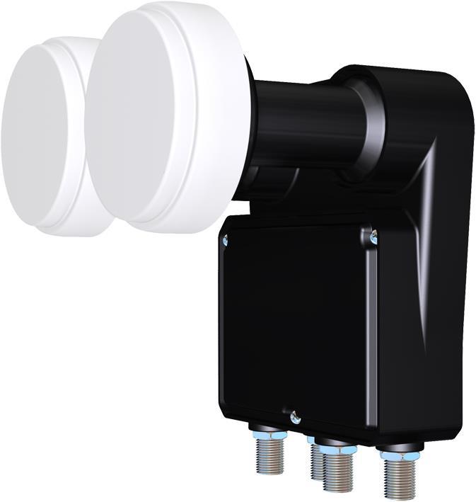inverto Quad Monoblock (Quad LNB, 23mm, 40mm)