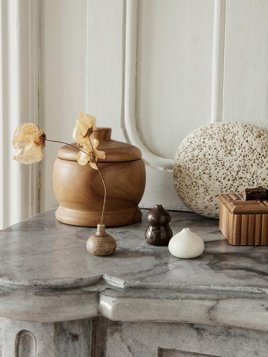 Actual product image Ferm Living Komo Mini Vases (3 x, 8.5 x 3 x 3.5 cm, 0.00 l)