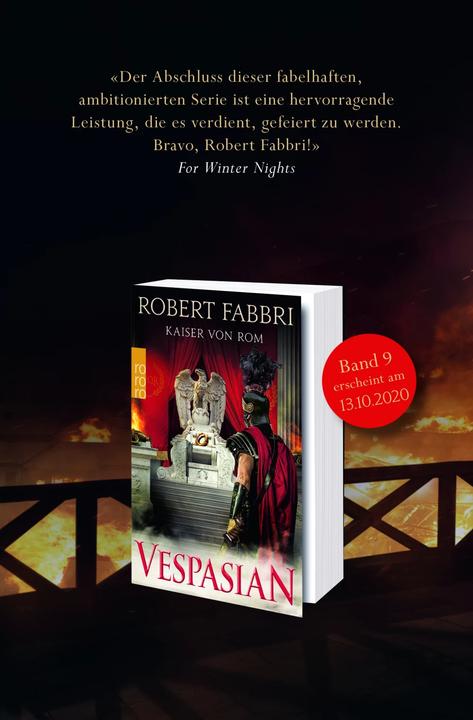 Immagine prodotto Vespasian: Das ewige Feuer (Tedesco, Robert Fabbri, 2020)