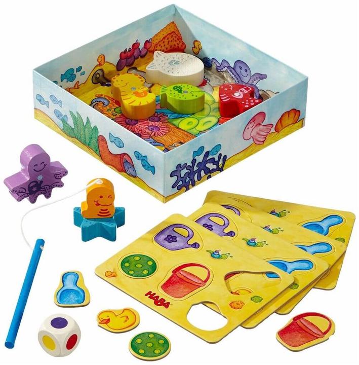 Actual product image Haba fish (German, Spanish, Dutch, Italian, French, English)