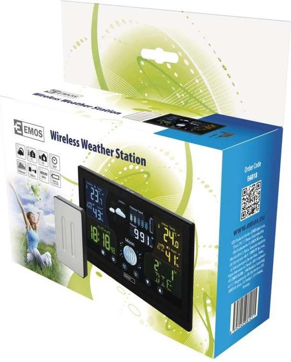 Actual product image Emos Wireless weather station E6018