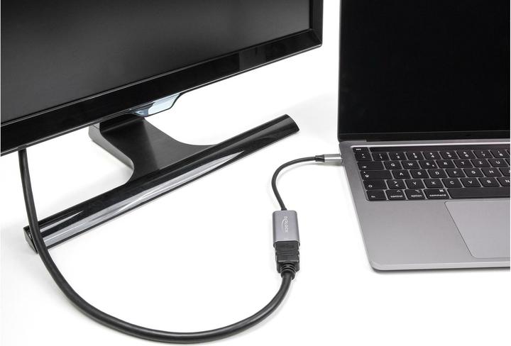 Produktbild Delock Adapter USB Type-C Stecker zu HDMI Buchse (DP Alt Mod (USB Typ-C, 16 cm)