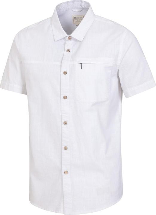 Actual product image Mountain Warehouse Mens Coconut Slub Short-Sleeved Shirt (4XL)