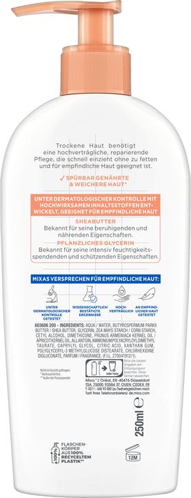 Image du produit Mixa Karité Ultra doux (Crème pour le corps, 250 ml)