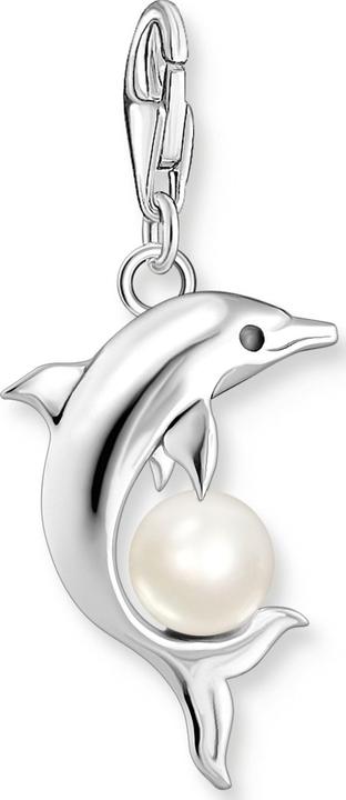 Thomas Sabo Charm Club Delfin mit Perle (925er Silber, Emaille)