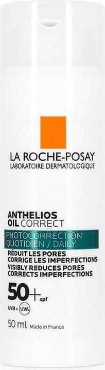 Produktbild La Roche Posay Anthelios Oil Correct Gel-Creme 50+ (Sonnencreme Gesicht, SPF 50+, 50 ml, 94 g)