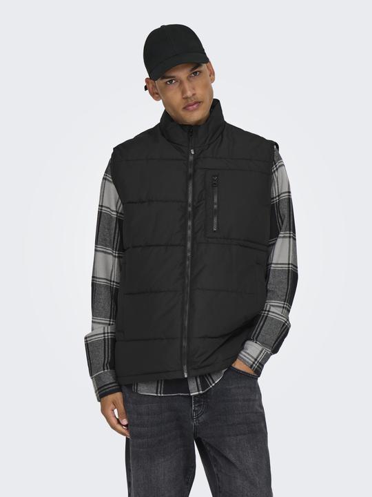 Immagine prodotto Only & Sons Gilet a collo alto trapuntato (S)