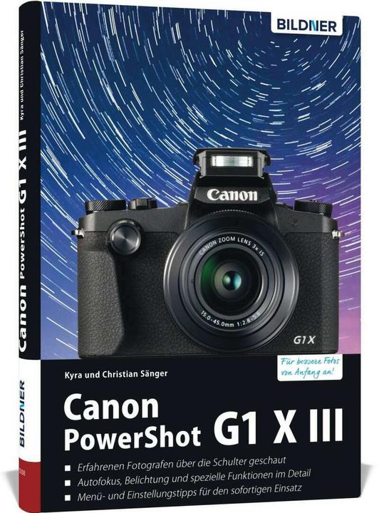 Immagine prodotto Canon PowerShot G1X Mark III - Für bessere Fotos von Anfang an! (Tedesco, Cantante Kyra, Cantante Cristiano, 2018)