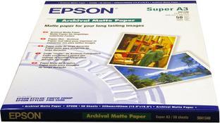 Actual product image Epson Archival Mat (192 g/m², A3+, 50 x)