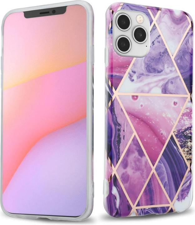 Produktbild Cadorabo IMD TPU Bunter Marmor Cover (Realme 12 Pro+, Apple iPhone 12)