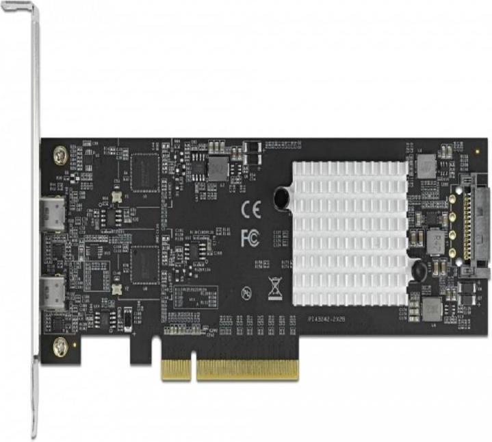 Produktbild Delock PCI-Express-Karte USB 3.2 Gen2x2 - 2x USB-C Dual Channel
