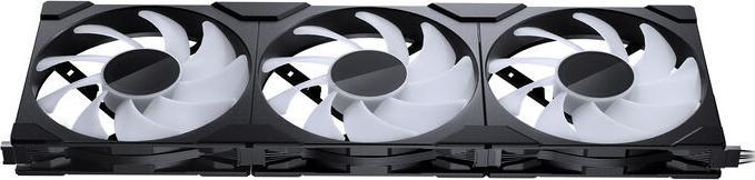 Actual product image Phanteks M25 Gen2 PWM D-RGB fan, 3-pack - 140mm, black (140 mm, 3 x)