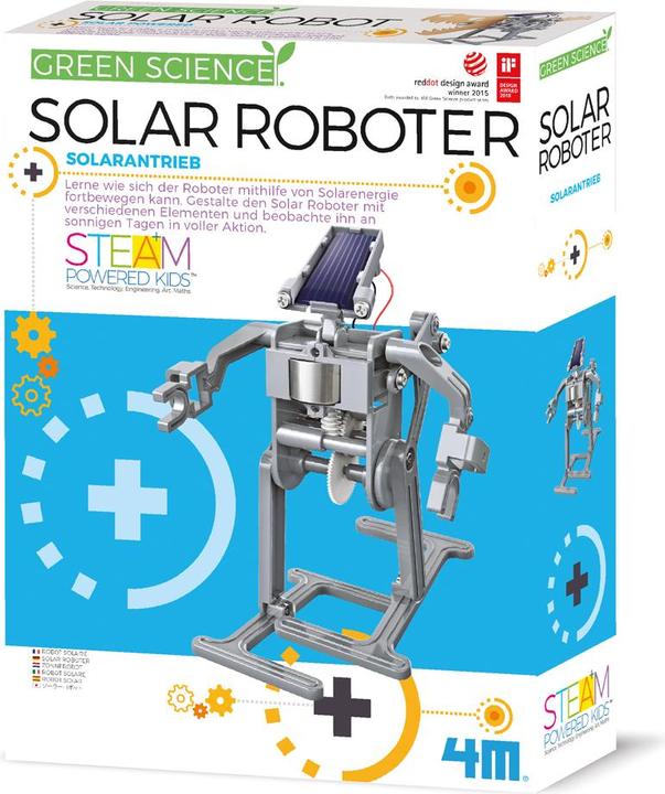 Actual product image 4M Creative solar robot