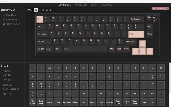 Produktbild Keychron Q2 Barebone Knob Version (Barebone, Kabelgebunden)