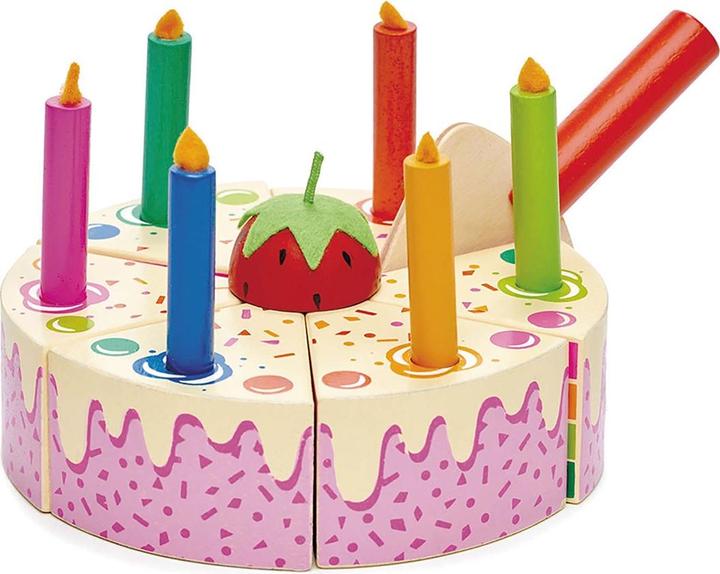 Produktbild Tender Leaf Toys Geburtstagskuchen Regenbogen