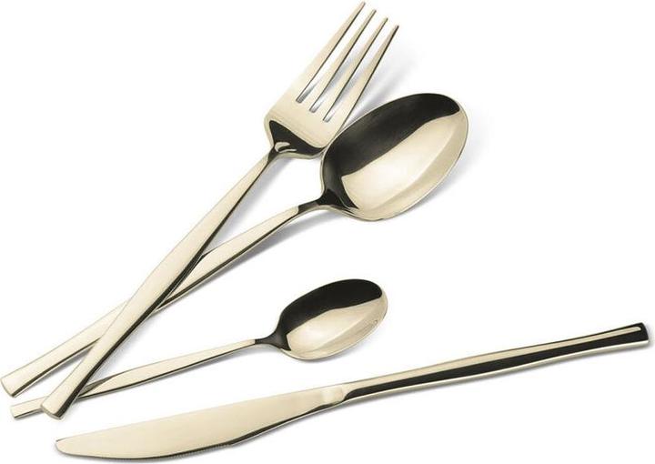 Actual product image BerlingerHaus Haus 24-teiliges Besteck-Set champagne Leonardo Collection (24 Piece, Cutlery set)
