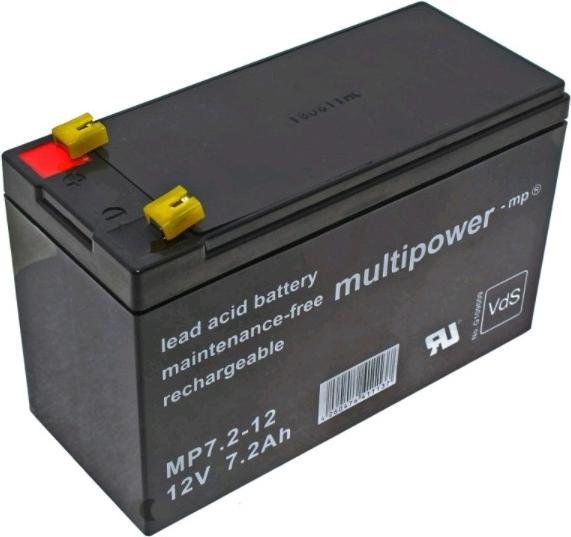 Immagine prodotto Multipower MP7.2-12 Batteria UPS (12 V, 7200 mAh)