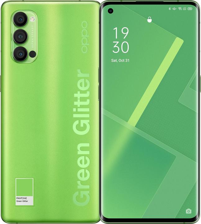 OPPO Reno4 Pro 5G (256 GB, Green Glitter, 6.50", Dual SIM, 48 Mpx, 5G)