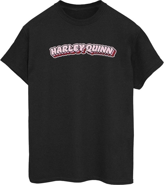 Batman Harley Quinn Logo Baumwolle Boyfriend TShirt