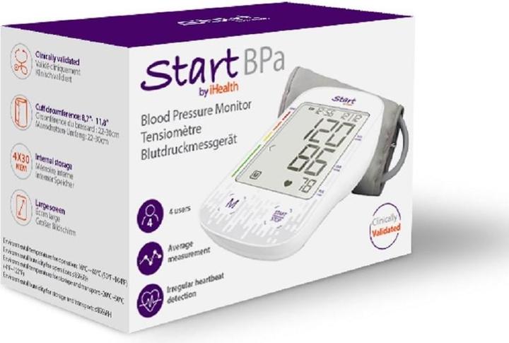 Produktbild Start by iHealth BPa (Blutdruckmessgerät Oberarm)