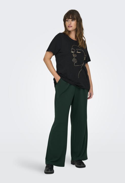 Produktbild Only CARSANIA Normal geschnitten Hose mit weitem Beinschnitt Hose mit weitem Beinschnitt (S)