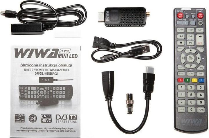 Actual product image Wiwa TUNER DVBTT2 H265 MINI LED (DVB-T2, DVB-T)