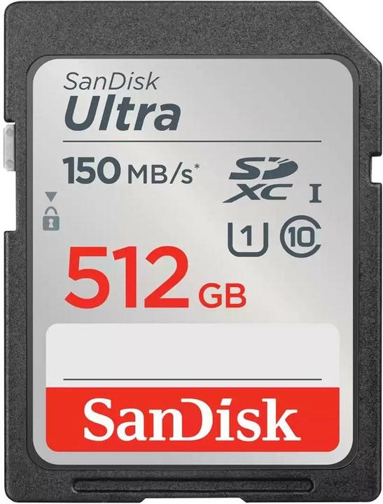 SanDisk Ultra (512 Go, SDXC, U1, UHS-I)