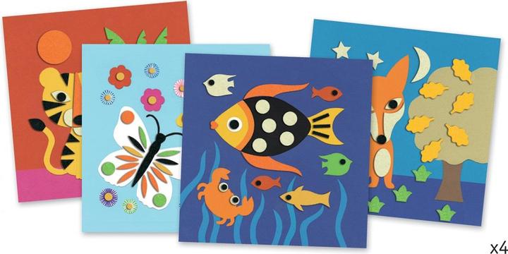 Actual product image Djeco Felt pictures Sweet Nature