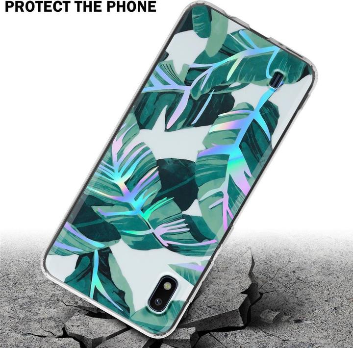 Produktbild Cadorabo IMD TPU Bunte Blumen & Blätter Cover (Samsung Galaxy A10, HTC One M10)