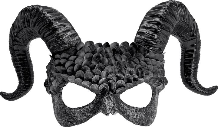 Immagine prodotto Widmann Maschera della Commedia Dell'Arte Maschera da demone nera
