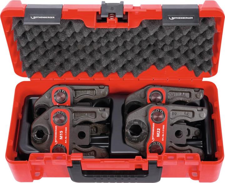 Immagine prodotto Rothenberger Ganasce di pressatura ROMAX® Standard Set M 15-18-22-28 mm
