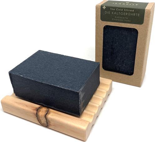 Actual product image Somea Cold-stirred coal soap (Hard soap)
