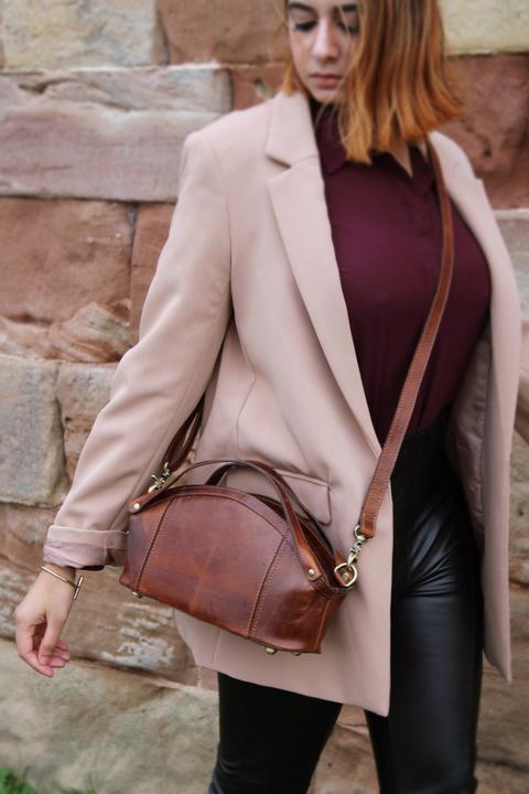 Immagine prodotto Only-Bags.Store Borsa in pelle, borsa a tracolla, borsa a manico alto, regalo di Natale