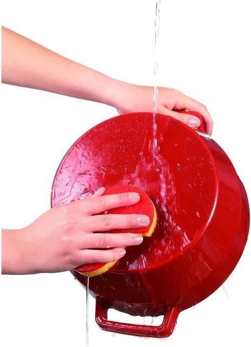Productafbeelding Pyrex Braadpan - Rood - 28 cm - 6,3 l (Braadpan + kasserol, Gietijzer)