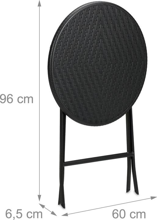 Produktbild Relaxdays Gartentisch (60 cm)