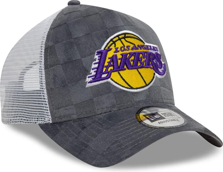 New Era A-Frame Trucker Cap - CHECK Los Angeles Lakers (One Size)