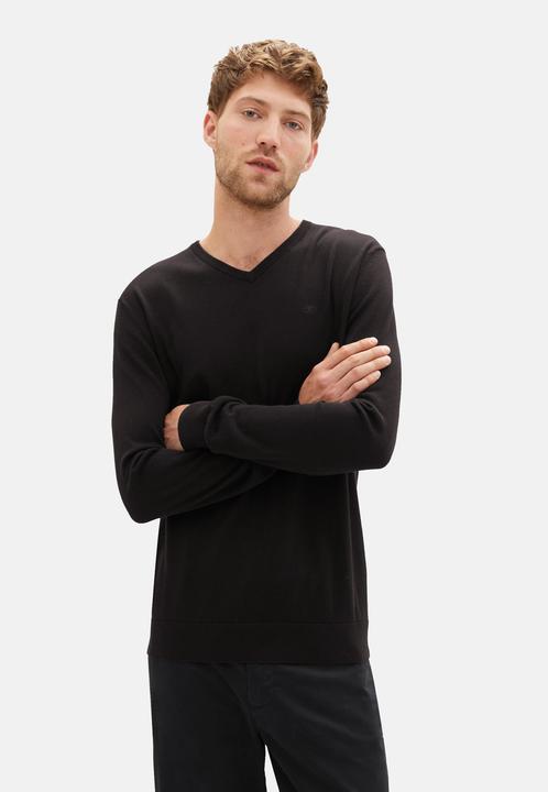 Produktbild Tom Tailor Strickpullover Basic Pullover V-Neck (3XL)