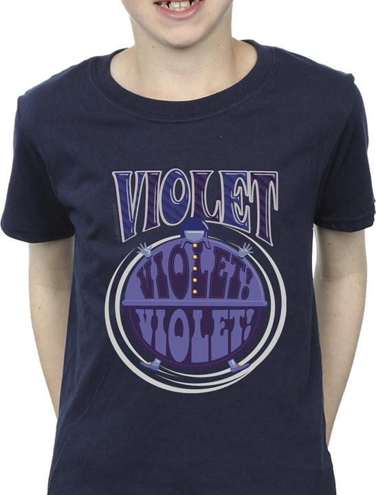 Actual product image Willy Wonka & the Chocolate Factory Boys Violet Turning Violet T-Shirt (140, 146)