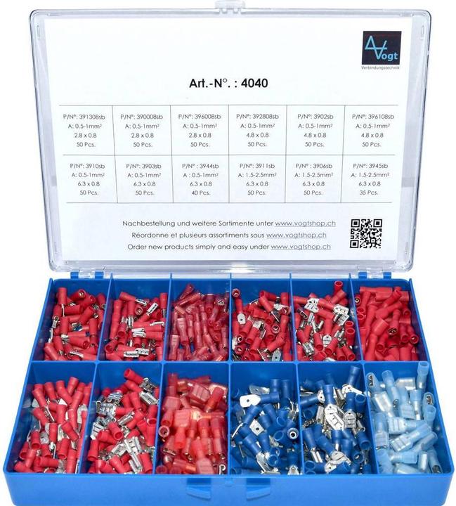 Actual product image Vogt Verbindungstechnik Quetschverbinder-Sortiment