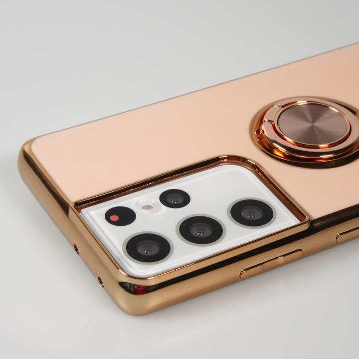 Immagine prodotto PhoneLook Coperchio in gomma bronzo con anello (Samsung Galaxy S21 Ultra 5G)