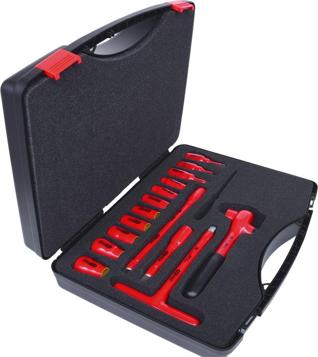 Actual product image KS Tools 1/2 in. socket spanner set with insulated tools, 15 pce. (1/2")