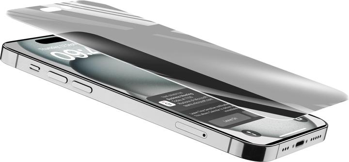 Actual product image Cellularline Top Secret Glass (1 Piece, Apple iPhone 15)