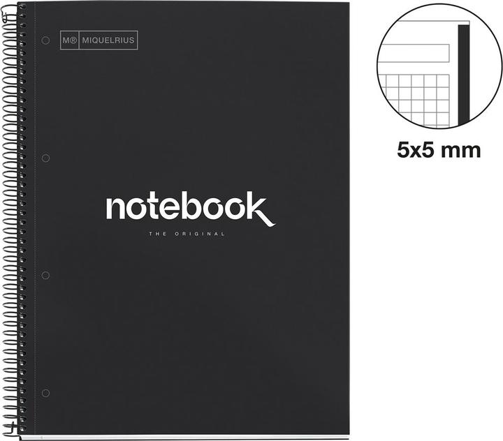 Immagine prodotto Miquelrius Emotions Notebook (A4, Quadretti, Copertina rigida)