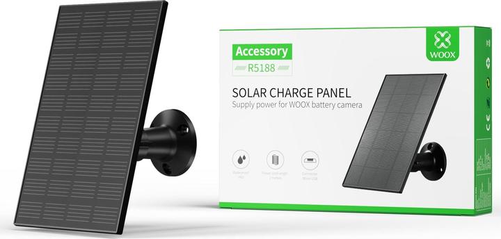 Produktbild Woox Solar Panel für Smart Camera R5188, DC 5 V (Solarpanel)