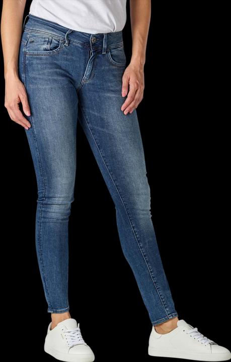 G-Star Lynn Mid Super Skinny Jeans faded blue