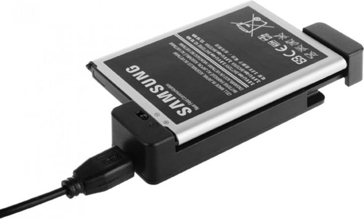PowerGuard Universal Smartphone Batterie Ladegerät für alle Handy Akkus (1 Stk., 2000 mAh, Ladegerät ohne Akku)