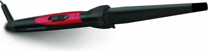Esperanza SALMA Lockenstab Warm Schwarz Rot 1 7 m (13 mm)