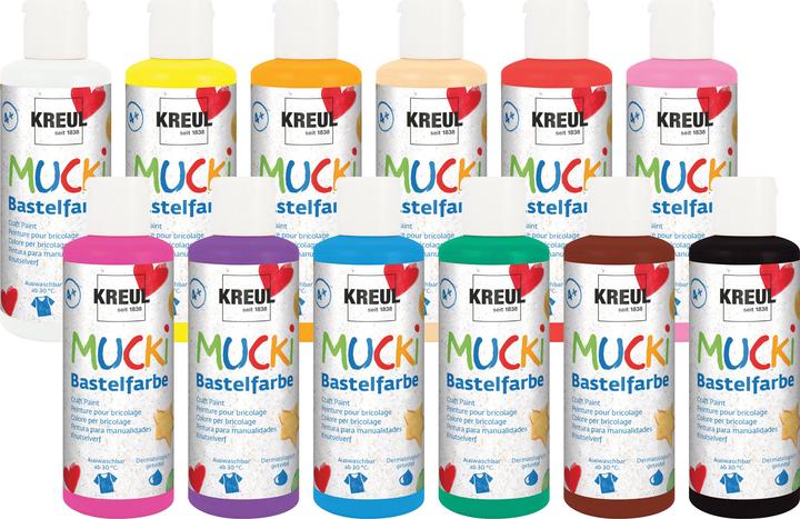 Produktbild Mucki Bastelfarbe (Rosa, 80 ml)