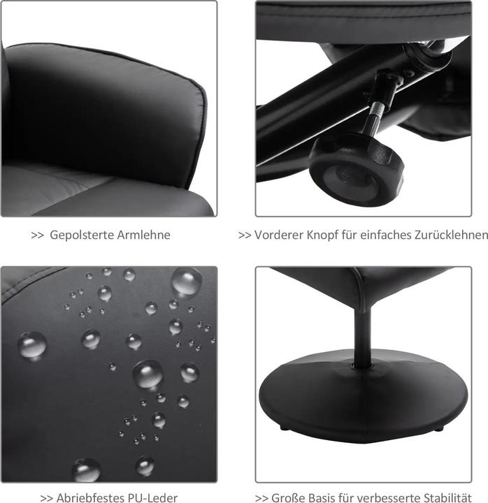 Produktbild Jamb Massagesessel mit Fussstütze