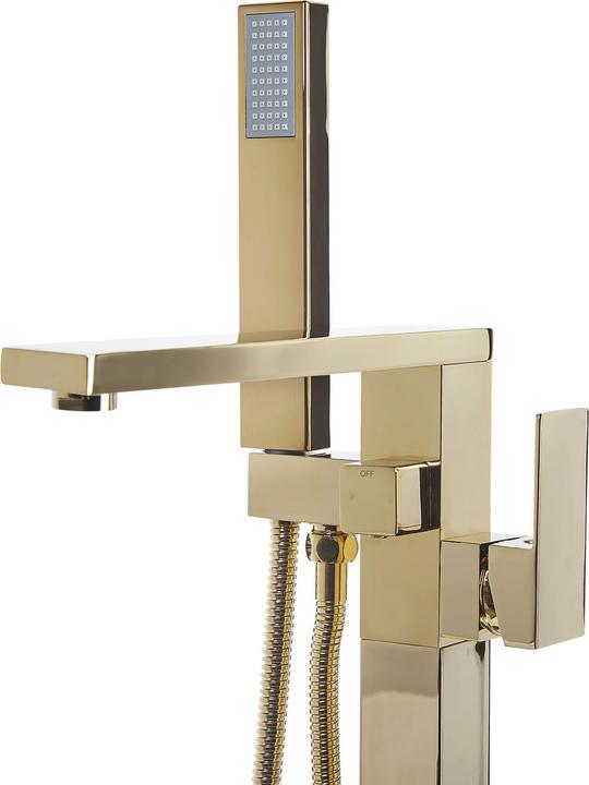 Immagine prodotto Beliani Miscelatore da bagno a libera installazione oro lucido 120 cm DELLA